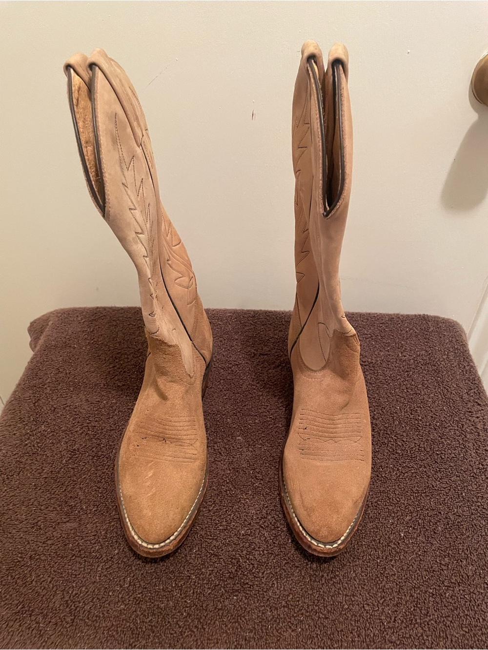 Vintage Boulet cowboy boots handcrafted in Canada